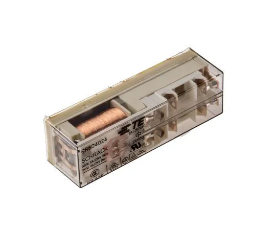 63-7678-84 TE ConnectivitySR6 DPDT Non-Latching Relay PCB Mount, 24V dc Coil, 8A SR6D4024