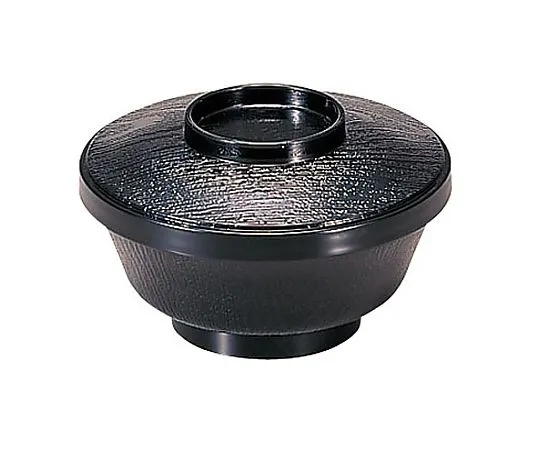 62-6854-25 Mayu-type rice bowl, red Kurouchi RHV41