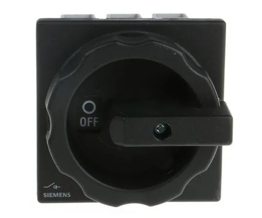 63-7605-72 3 Pole Panel Mount Non F***d Isolator Switch, 125 A, 45 kW, IP65 3LD2804-0TK51