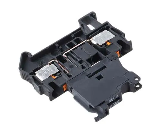 63-7729-36　Phoenix Contact, Black, PT 4-HESILA 250 (5X20) Series, 6.3A Single F***d DIN Rail Terminal　3211907