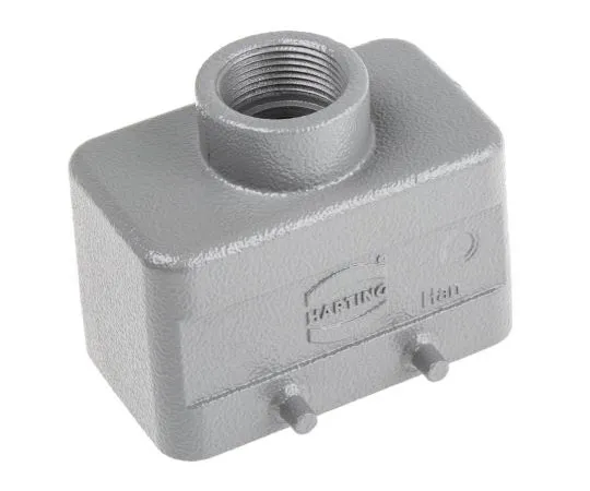 63-7567-63 Han E Series 10 Way Male 16A Coupler Kit, includes Hood, Insert 09300101421+09330102601
