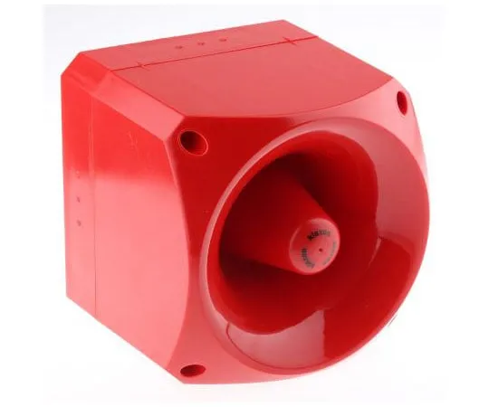 63-7620-59 Nexus 120 Red 50 Tone Electronic Sounder, 10 → 60 V dc, 120dB at 1 Metre PNS-0005