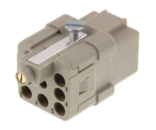 63-7602-48 Han Q Series Connector Insert, Female, 8 Way, 10A, 400 V 9120073101