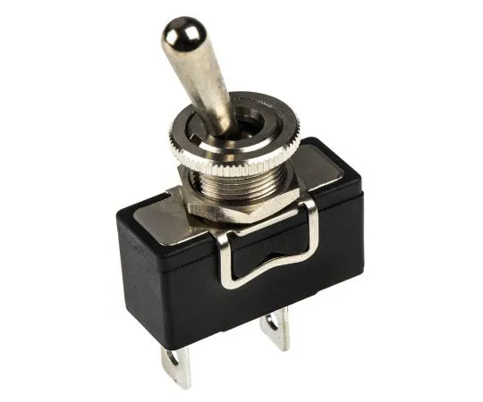 63-7605-19 APEM Single Pole Single Throw (SPST) Toggle Switch, Latching, Panel Mount X12CP