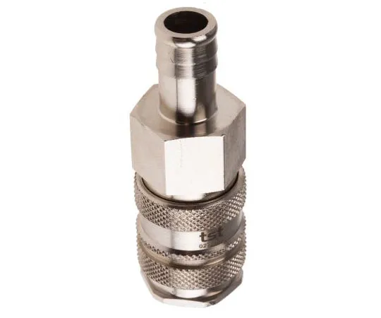 63-7663-03　RS PRO Pneumatic Quick Connect Coupling Brass 13mm Hose Barb　667-2002