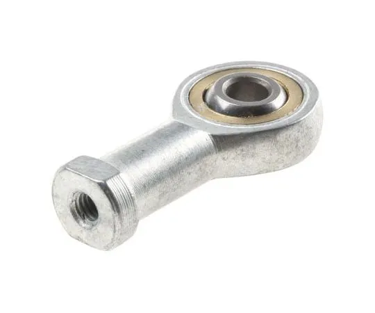 63-7556-76 Parker M4 Female Galvanized Steel Rod End, 5mm Bore Size, 38.2mm Long , M4 Thread Size, Metric Thread Standard Female P1A-4CRS