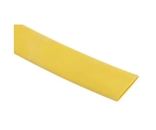 63-7710-21 RS Yellow No Heat Shrink Tubing 9.5mm Sleeve Dia. x 6m Length 2:1 Ratio 700-4719