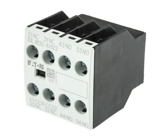 63-7585-39 Eaton DILM, 2NO/2NC (4), Auxiliary Contact, Front Mount, 4 A ac, 10 A dc 277377 & DILM32-XHI22