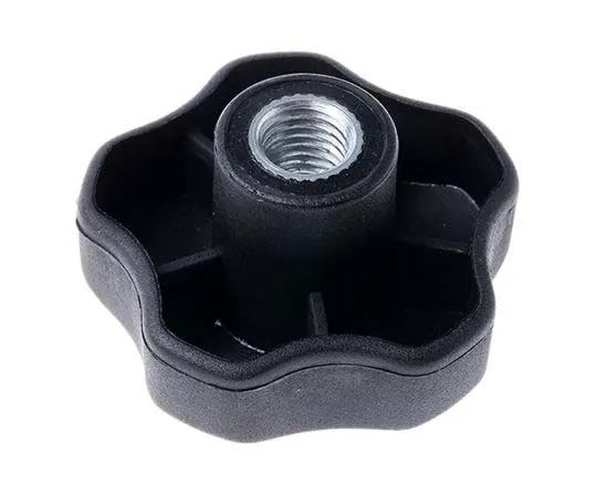 63-7715-03 RS PRO Black Thermoplastic Knob, M12 x 18 702-7623