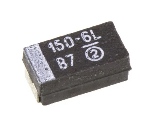 63-7690-30　Vishay Tantalum Capacitor 150μF 6.3V dc MnO2 Solid ±10% Tolerance 293D Series　293D157X96R3C2TE3