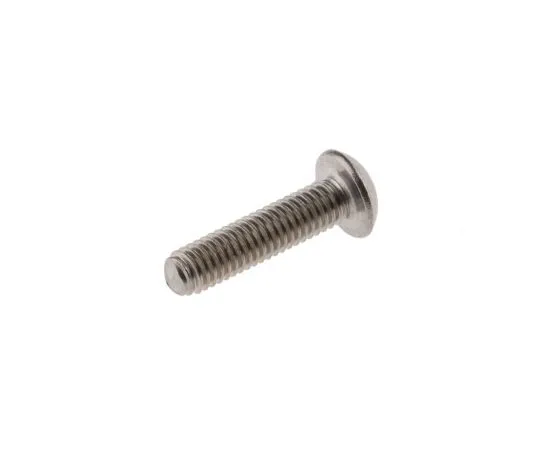 63-7642-46 Plain Button Stainless Steel Tamper Proof Security Screw, M3 x 12mm 621-2748