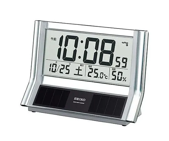 62-9156-31　Solar Power [Radio Wave] Table Clock　EA798CS-4