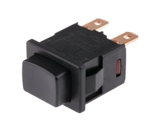 63-7630-15 Marquardt Single Pole Single Throw (SPST) Latching Push Button Switch, IP40, 12.9 x 19.2mm, Panel Mount, 250V ac 1683.1101