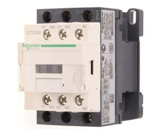 63-7631-05 Schneider Electric 3 Pole Contactor, 9 A, 400 V ac Coil, TeSys D, 3NO, 4 kW LC1D09Q7