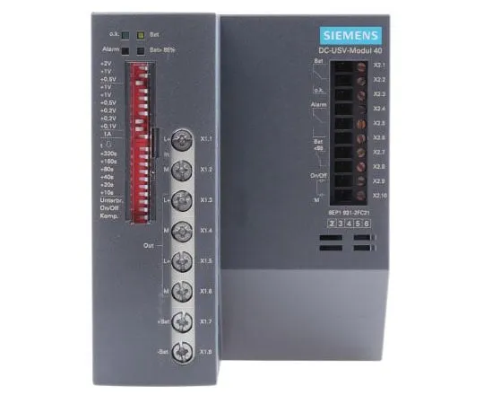 63-7593-04 Siemens SITOP DC UPS Uninterruptible Power Supply, 21.5 → 28.5V dc Output, 40A 6EP1931-2FC21