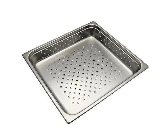 67-2395-87 18-8 Super Deluxe Tray Hole 2/3 Size H65mm SH-1872SWP