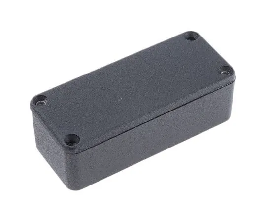 63-7613-07 Hammond 1590, Die Cast Aluminium Enclosure, IP54, Shielded, 92.5 x 38.5 x 27mm 1590ABK