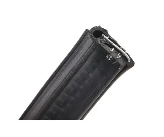 63-7640-93 RS PRO Rubber Black Edge Protector Strip, 20m x 15.6mm x 8.5mm 619-1708