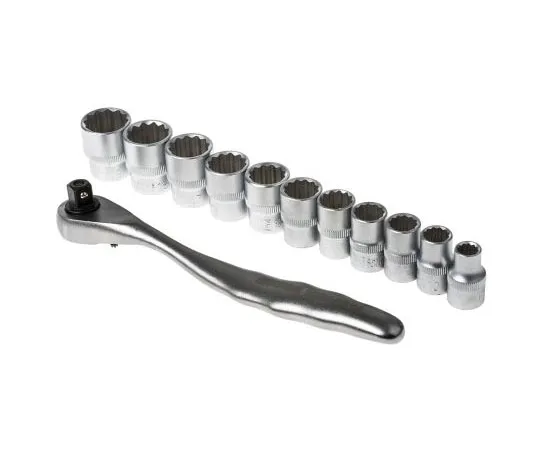 63-7665-80 RS Pro, 12 Piece Socket Set 3/8 in Square Drive 668-5783
