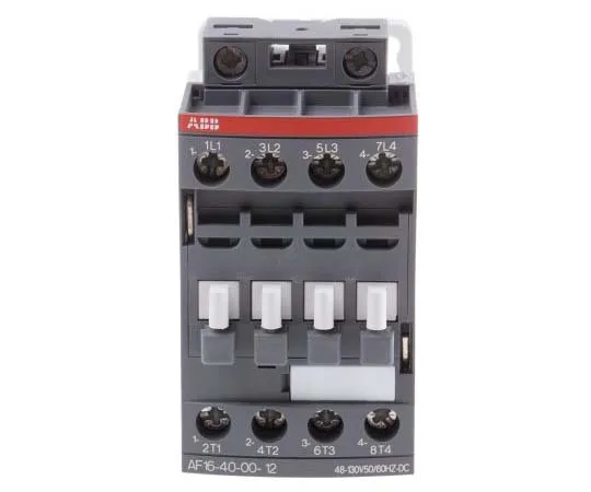 63-7739-13 ABB 4 Pole Contactor, 30 A, 110 V ac/dc Coil, AF Range, 4NO, 7.5 kW 1SBL177201R1200  AF16-40-00-12