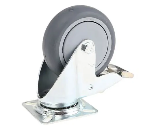 63-7558-96 Tente Braked Swivel Swivel Castor, 75kg Load Capacity, 75mm Wheel Diameter 2477PJP075P40