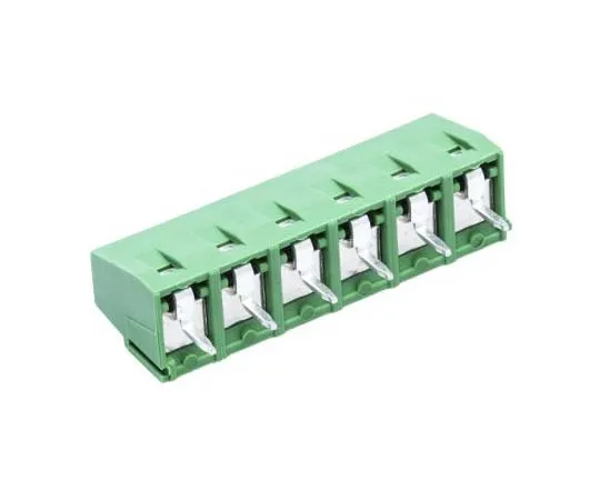 63-7733-18　TE Connectivity Buchanan, 6 Way PCB Terminal Strip　282837-6