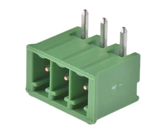 63-7732-96 TE Connectivity Buchanan, 3 Way, 1 Row, Right Angle PCB Header 284512-3