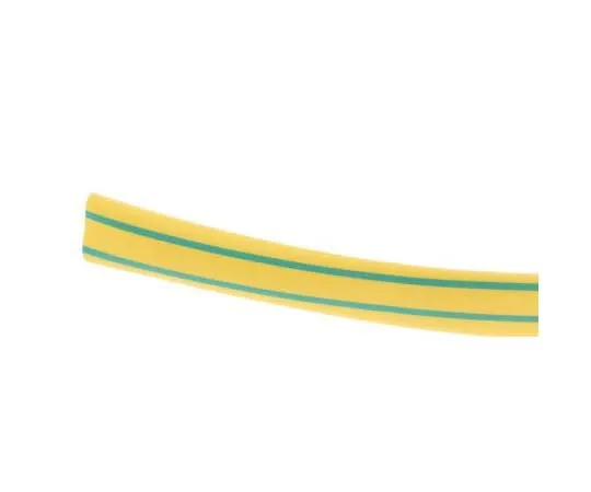 63-7710-10 RS Pro Green/Yellow No Heat Shrink Tubing 6mm Sleeve Dia. x 7m Length 3:1 Ratio 700-4589