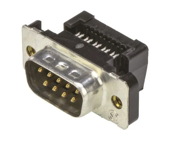 63-7683-30 TE Connectivity AMPLIMITE HDF-20 Series 2.76mm Pitch 9 Way IDC D-Sub Ribbon Cable Connector, Plug, Steel Shell 1658608-4