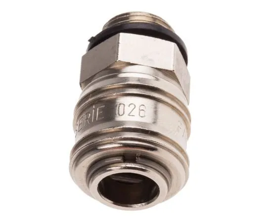 63-7663-02　RS PRO Pneumatic Quick Connect Coupling Brass 3/8 in Threaded　667-1998