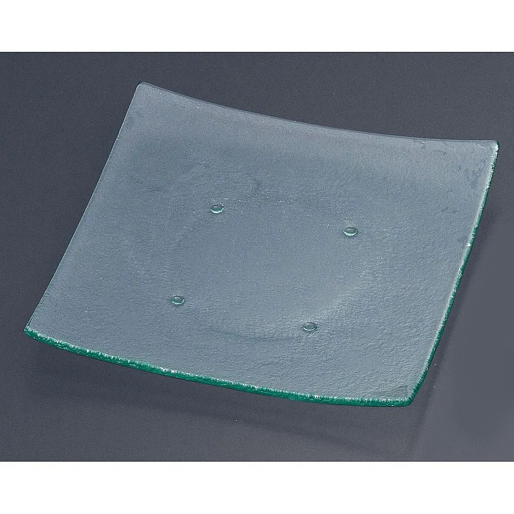 62-6835-53 Tiger Glass Square Plate 310 161-193 00 Clear