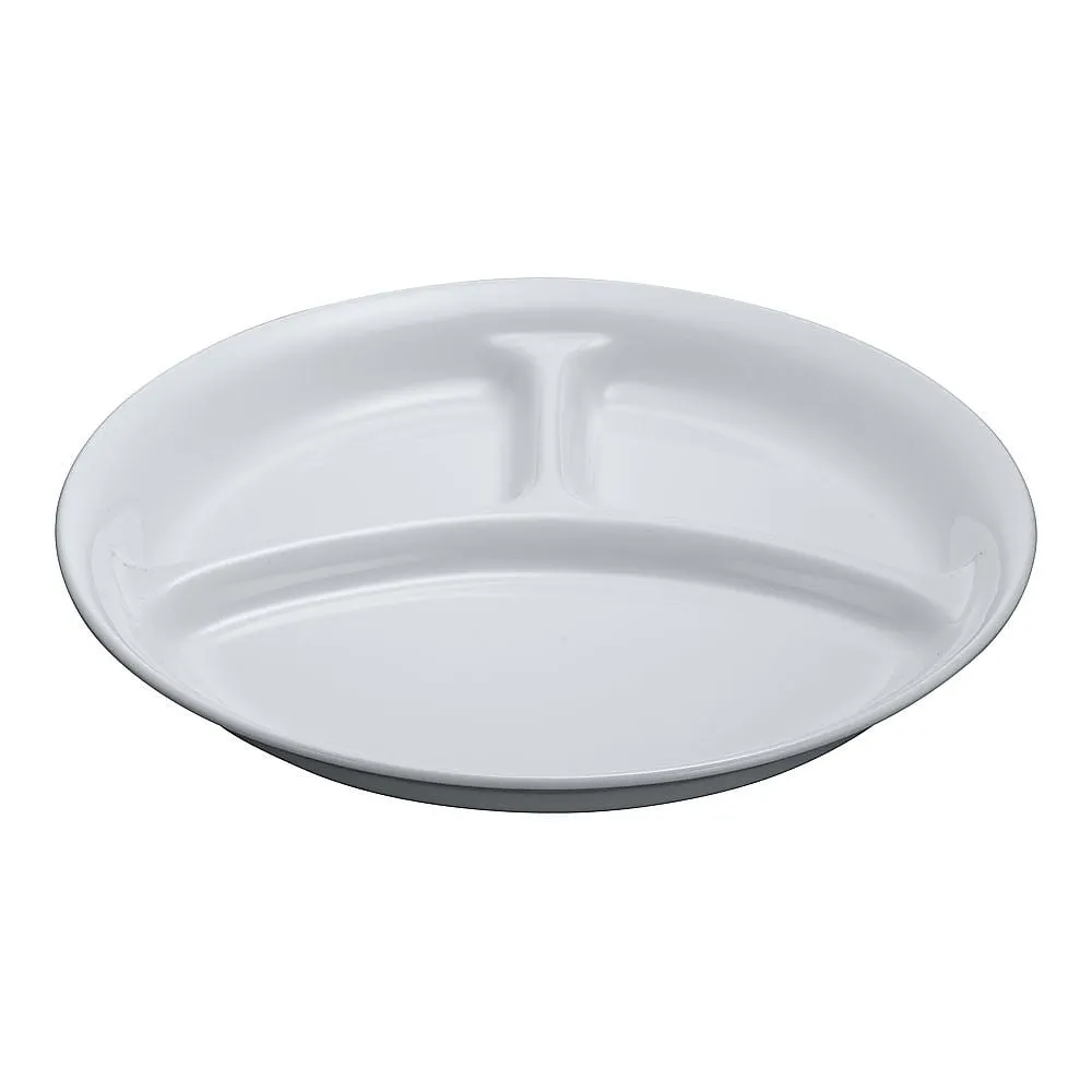 62-6857-92 High strength porcelain white partition plate WH-028