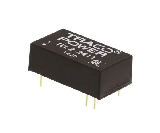 63-7599-74 TRACOPOWER TEL 2 2W Isolated DC-DC Converter Through Hole, Voltage in 18 → 36 V dc, Voltage out 5V dc TEL 2-2411
