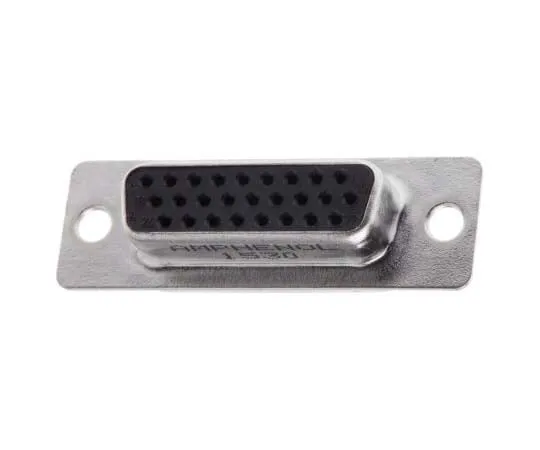 63-7699-59 Amphenol HD Series Panel Mount, 26 Pin D-sub Connector Socket, Shell Size A High Density L77HDA26S