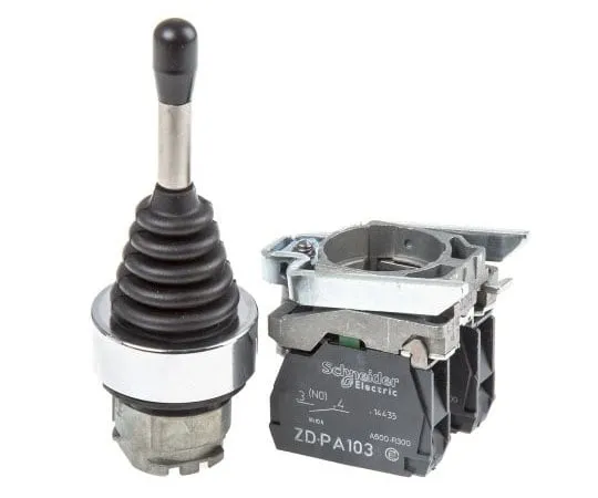 63-7633-06 IP66 Joystick Switch, 2 axes, 220 mA Screw 600V NO, -25 → +70°C XD4PA12