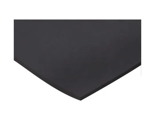 63-7594-71 Black Natural Rubber Sheets, 1m x 600mm x 6mm 506-3006