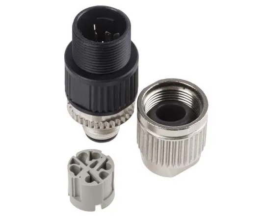 63-7727-06 Harting Harax M12 Series M12 Cable Mount Connector, 5 contacts Plug 21032721505