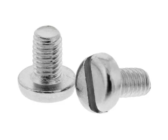 63-7574-15 RS Pro, M3.5 Pan Head, 6mm Brass Slot Nickel Plated0.6 482-8587