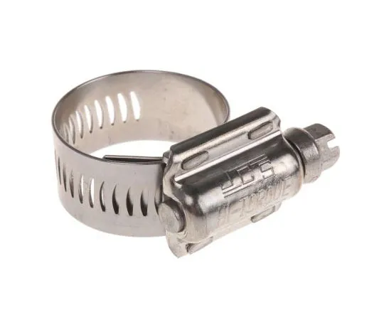 63-7586-85 HI-TORQUE Stainless Steel Slotted Hex Worm Drive, 16mm Band Width, 20mm - 30mm Inside Diameter HTM30P