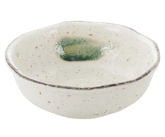 63-7196-15 Japanese tableware collection Fude Oribe Hanagata small bowl 8181030