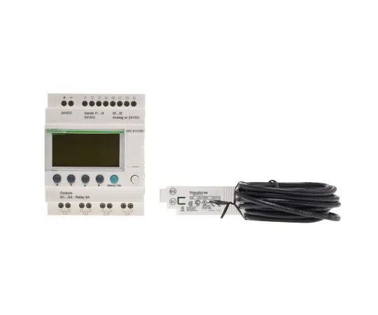 63-7565-49 Schneider Electric Zelio Logic 2 PLC CPU Computer Interface, 8 (Up → 8 Digital, Up → 4 Analogue) Inputs SR2PACKBD