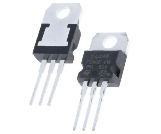 63-7579-73 STMicroelectronics D44H8 NPN Transistor, 20 A, 60 V, 3-Pin TO-220 D44H8