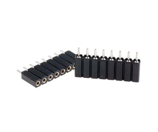 63-7713-93 8 Way Preci-Dip Straight Through Hole 2.54mm SIL Socket, Solder, 3A 100 V ac, 150 V dc 801-87-008-10-001101