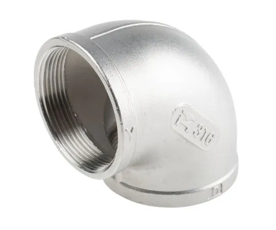 63-7591-95 RS PRO Stainless Steel 90° Elbow 2in G(P) Female x 2in G(P) Female 499-3108