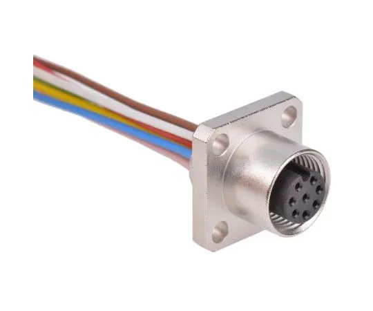 63-7726-55 Binder M12 8-Pin Female Cable for *** with M12 Sensor Connectors 09-3488-00-08