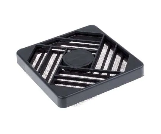 63-7744-10 Fan Filter, Fan Mounted 96.9 x 96.9mm, for 92mm Fan PET, Stainless Steel RCP-092-T