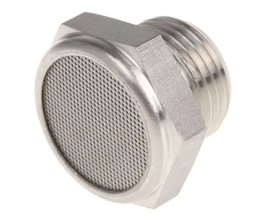 63-7556-51 Legris 0682 Stainless Steel 12bar Pneumatic Silencer, Threaded, G 3/8 Male LPS42-M