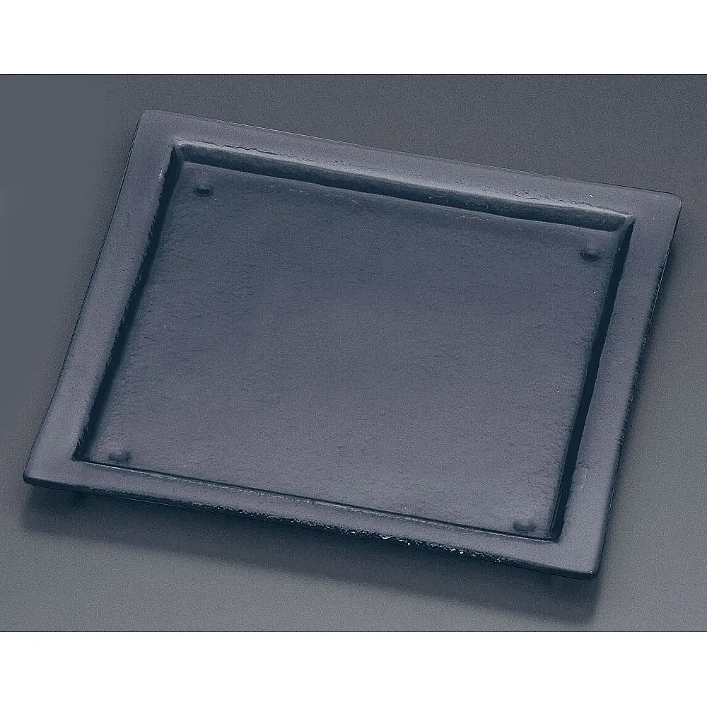 62-6835-58 Tiger Glass Square Plate 280 162-191 01 Gray