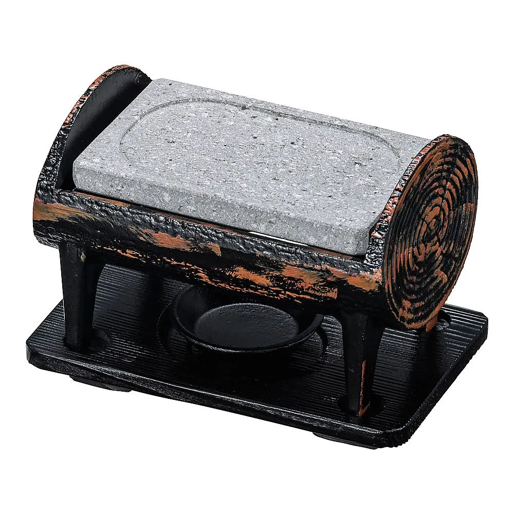 62-6794-22 Log stone grilled set ST-471