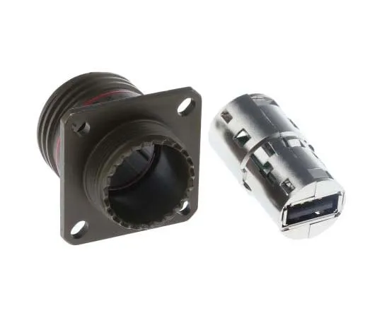 63-7704-38 Amphenol USBF TV Series, Panel Mount Type A USB Connector, Receptacle USBFTV22G